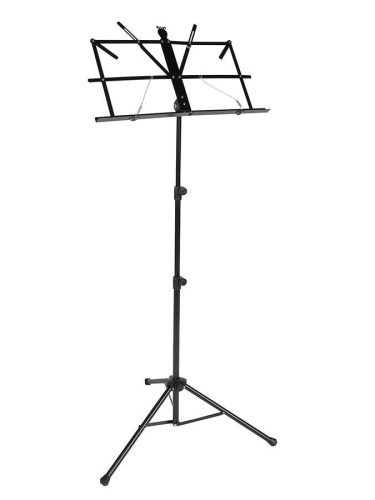 MS-50-BK Boston  music stand, extra tall, foldable, black, 50x23 cm desk, tube diameter: 1,9 cm, including bag