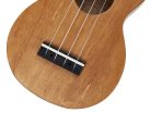 MS1TBR Mahalo Slimline Series soprano ukulele, transparent brown, with bag