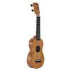 MS1TBR Mahalo Slimline Series soprano ukulele, transparent brown, with bag