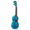 MS1TBU Mahalo Slimline Series soprano ukulele, transparent blue, with bag