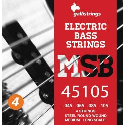   MSB-45105 Galli Magic Sound Bass string set electric bass, steel medium, 045-065-085-105