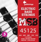 MSB-45125 Galli Magic Sound Bass string set electric 5-string bass, steel medium, 045-065-085-105-125