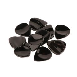   MSRH-DH/10 Boston Madagascar Series handcarved pick 10-pack with Ergogrip, standard RH, dark horn