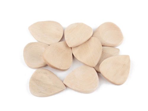 MSRW-IW/10 Boston Madagascar Series handcarved pick 10-pack with Ergogrip, standard RH, iron wood