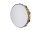 MT6-122-NE Hayman  tambourine, plastic drum head, 12", 10 x 2 zils, wood grain plastic, tunable