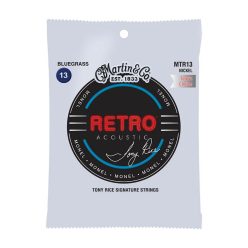   MTR13 Martin Retro Acoustic string set monel wound, medium Tony Rice signature, 013-016-026-034-044-056