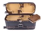 MVC-08-TR Leonardo Lux series violin case for 8 4/4 violins (2x4) with 4 wheels and trolley system