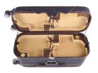 MVC-08-TR Leonardo Lux series violin case for 8 4/4 violins (2x4) with 4 wheels and trolley system