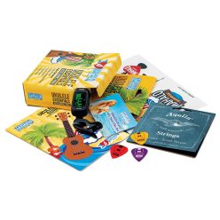   MZK1 Mahalo  essentials pack: clip-on tuner, Aquila strings, picks, guide book, stickers, e-book