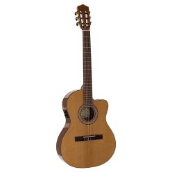   Maya CST Salvador Cortez Iberia Series stage guitar solid Canadian cedar top + sapele, glossy finish - cutaway and Fishman Clasica II