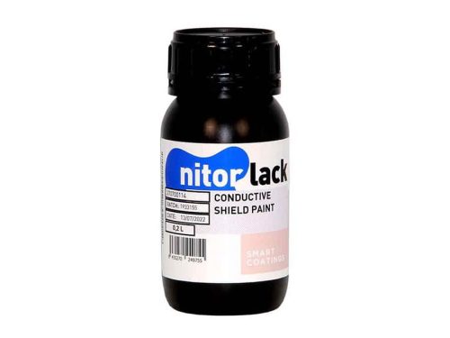 N270700114 NitorLACK  waterbased conductive shielding paint - 200ml bottle