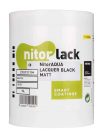 N270712104 NitorLACK NitorAQUA waterbased matte black lacquer - 1000ml can