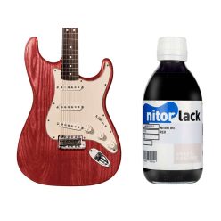   N480053112 NitorLACK NitorTINT dye red/cherry for electric and classical/flamenco guitar - 250ml bottle