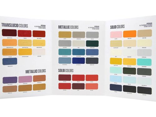 N880133106 NitorLACK  colour chart, actual lacquer painted on wood of all colours available