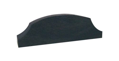 NB-FIN ELS  topnut for double bass, ebony, shaped