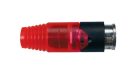 NBC2C75PRD Neutrik  bnc connector, red connector cap, push-pull lock