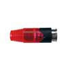 NBC2C75PRD Neutrik  bnc connector, red connector cap, push-pull lock