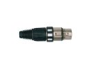 NC-3-FXCC Neutrik  xlr plug, female, 3-pole, aes-ebu digital