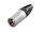 NC-3-MXX Neutrik  xlr plug, male, 3-pole, silver contacts, nickel housing