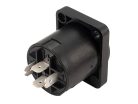 NL-4-MPXX Neutrik  Speakon chassis connector, 4-pole, square little