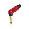 NP-2-RXSILE Neutrik  jack plug, 6,3 mm, 2-pole, gold contacts, angled silent