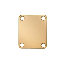   NP-64-G Boston  neck mounting plate, 64,2x51mm, rectangular, gold