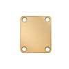 NP-64-G Boston  neck mounting plate, 64,2x51mm, rectangular, gold