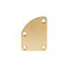 NP-76-G Boston  neck mounting plate, 64,5x51,4mm, for contoured body heel, gold