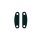 NP-82-B Boston  neck mounting plates, 50,5x15,1mm, 2 pcs, black