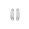 NP-82-C Boston  neck mounting plates, 50,5x15,1mm, 2 pcs, chrome