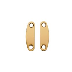   NP-82-G Boston  neck mounting plates, 50,5x15,1mm, 2 pcs, gold