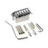 NS510TS-FE1 Gotoh  tremolo, pitch 10.5mm, steel block, steel solid saddles, 2 pivot points, chrome