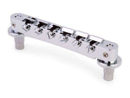 NVR2-CH TonePros  NVR2 tune-o-matic bridge, for USA guitars, chrome