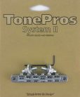 NVR2-CH TonePros  NVR2 tune-o-matic bridge, for USA guitars, chrome