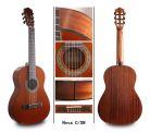 Nova C/SN Salvador Student Series classic guitar cedar + sapele, glossy finish - SENORITA 630mm scale