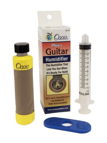 OAS/OH-5 Oasis  guitar soundhole humidifier Yellow Plus+, for very dry (below 25%) environments