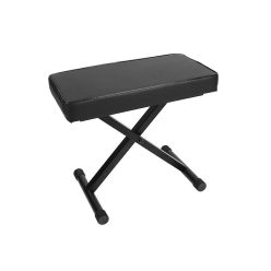   OB-240 Boston  keyboard bench, extra strong X-model, with EZ lock, leather look seat 30 x 60 cm