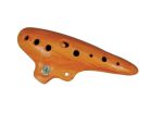 OC-18-C Schwarz  ocarina, ceramic, with bag, key: C, 18 cm