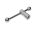 OMS-302-005 Boston  spare part, swivel nut M7 with grip axle, chrome also for microphone stands