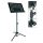 OMS-302 Boston  metal music stand, black, perforated desk, desk size 48x35cm