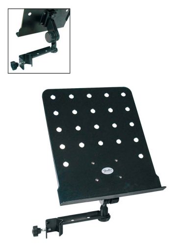 OMS-395 Boston  clip-on music stand, black, perforated desk