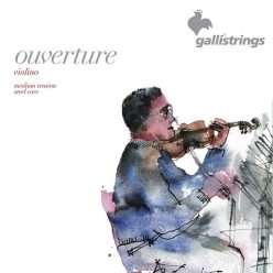   OV43 Galli Ouverture violin string set, 1/4, premium steel core