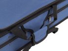 OVC40BUBU Leonardo Elementary series violin case 4/4, oblong, foam moulded, 2 straps, blue, blue interior