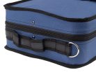 OVC40BUBU Leonardo Elementary series violin case 4/4, oblong, foam moulded, 2 straps, blue, blue interior