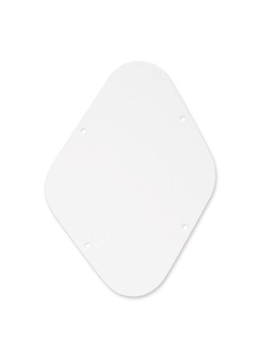 P-102-W Boston  back plate, potmeters cavity, 1 ply, LP-model, white