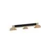P-10512 Boston  bridge for banjo, maple, ebony saddle, for 5 string banjo, height: 1/2" (1,3 cm)