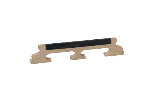 P-10558 Boston  bridge for banjo, maple, ebony saddle, for 5 string banjo, height: 5/8" (1,6 cm)