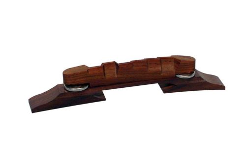 P-107-P Boston  bridge for guitar, rosewood, height adjustable, compensated saddles, thin bottom