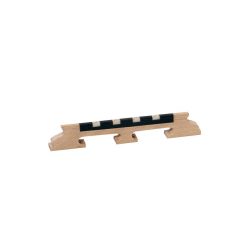   P-1112 Boston  bridge for banjo, maple, ebony+galalith saddle, for tenor banjo, height: 1/2" (1,3 cm)