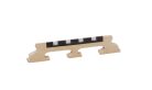 P-1158 Boston  bridge for banjo, maple, ebony+galalith saddle, for tenor banjo, height: 5/8" (1,6 cm)